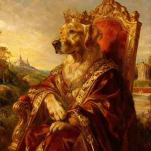 Custom Royal Pet Portrait
